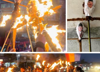 नागरिकता विधेयक खारेज गर भन्दै पोखरामा राप्रपाको प्रदर्शन,राष्ट्रपति र प्रधानमन्त्रीको पुत्ला दहन