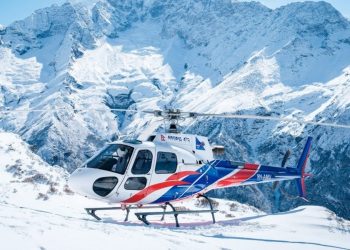 मनाङ एयरको हेलिकप्टर दुर्घटनाग्रस्त अवस्थामा फेला