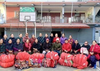 ल्होसारमा चिउली पाचे तमु समाजले ईच्छाकामनाका चेपाङलाई सहयोग