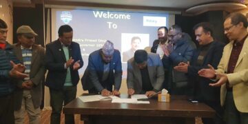 सफल पोखरा अन्तर्राष्ट्रिय म्याराथन र रोटरी डिस्ट्रीक ३२९२ बिच प्रायोजकको सम्झौता