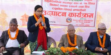 एकै दिनमा २ वटा डिप बोरिङ र १८ वटा स्यालो ट्युबवेलको उद्घाटन