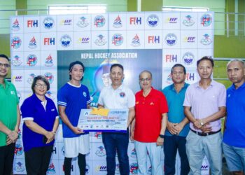 पाँचौं गिरिजाप्रसाद कोइराला स्मृति राष्ट्रिय पुरुष हक्की च्याम्पियनसिपमा विभागीय टोली हावी