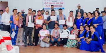 राष्ट्रिय संगीतकर्मी संघ कास्की को  अध्यक्षमा सुनिल गायक र सचिवमा प्रकाश रसाइली