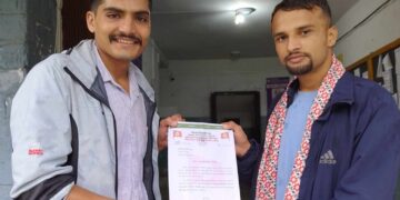 नेविसँग  पृथ्वीनारायण क्याम्पस संगठन विभाग प्रमुखमा उपसभापति तिमिल्सिना