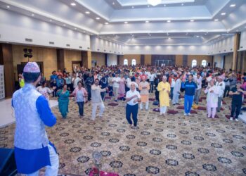 पोखरामा प्रदेश स्तरीय एक दिने योग ध्यान स्वजागरण कार्यक्रम