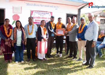 नीतिप्रेस मिडिया सामाजिक काममा पनि अग्रसर