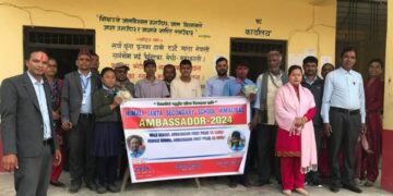 श्री हिमाली जनता मा.वि. हिमालिबास रौतहटले पायाे सहयोग, सामुदायिक सहभागितामा बितरण