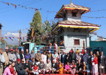 क्षत्री समाज नेपालको भवन परिसरमा दुर्गा माताको मन्दिर उद्घाटन