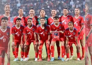 नेपाली महिला फुटबल टोली आज म्यानमारसँग भिड्दै