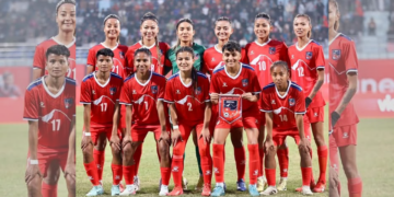 नेपाली महिला फुटबल टोली आज म्यानमारसँग भिड्दै