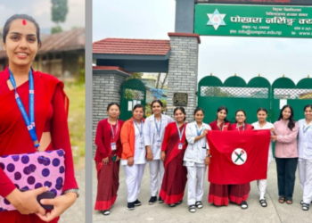 नर्सिङ क्याम्पस पोखरामा स्ववियु निर्वाचनका लागि नेविसंघबाट रचना पाैडेलको उमेद्वारी