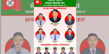 आँबुखैरेनी क्याम्पसमा नेपाल विद्यार्थी संघको स्वतन्त्र विद्यार्थी युनियन निर्वाचन-२०८१: उम्मेदवारहरूको सूची सार्वजनिक