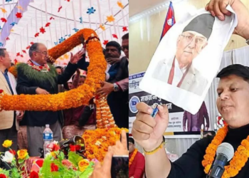 प्रचण्डलाई कतै ताली कतै गाली : हेटौँडामा तस्वीर जलाइयो, रुपन्देहीमा ७१ केजीको माला अर्पण