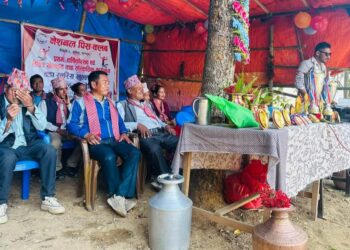 नेशनल पिस क्लबको प्रथम वार्षिकोत्सव भलिबल तथा सांस्कृतिक कार्यक्रमको उद्घाटन सम्पन्न