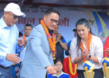 पोखरामा प्रथम एलिट भलिबल कप सुरु