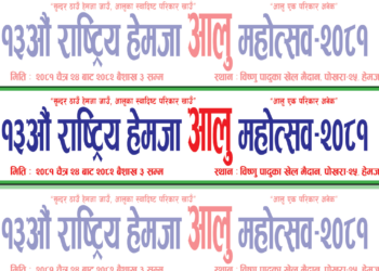 १३ औं राष्ट्रिय हेमजा आलु महोत्सवको तयारी तीब्र