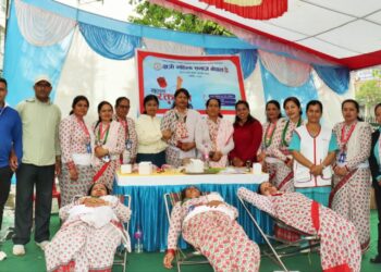 रक्तदानमा क्षत्री महिला समाजको अग्रसरता: ४६ युनिट रक्त संकलन