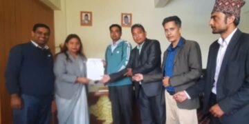 प्रेस सेन्टर नेपाल गण्डकीले प्रदेश रजिस्ट्रारलाई पत्रकार सुरक्षासम्बन्धी ज्ञापनपत्र बुझायो