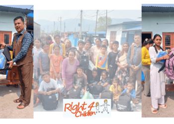 पोखरा–१४ शान्ति टोलका विद्यार्थीलाई राइट फर चिल्ड्रेन नेपालको सहयोगमा ड्रेस तथा पाठ्यसामग्री वितरण