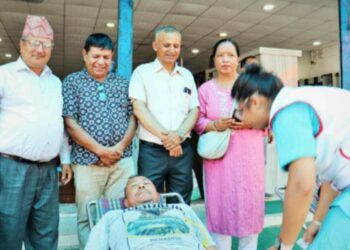 नेपाल फर्निचर तथा फर्निसिङ व्यवसायी महासंघको ११औं वर्ष प्रवेशको अवसरमा पोखरामा रक्तदान कार्यक्रम सम्पन्न, ५१ जनाले गरे रक्तदान