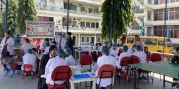 रिजल्ट डेमा निःशुल्क दन्त स्वास्थ्य शिविर सम्पन्न सात सय विद्यार्थी सहभागी हुने खेलकुद प्रतियोगिता पनि हुँदै